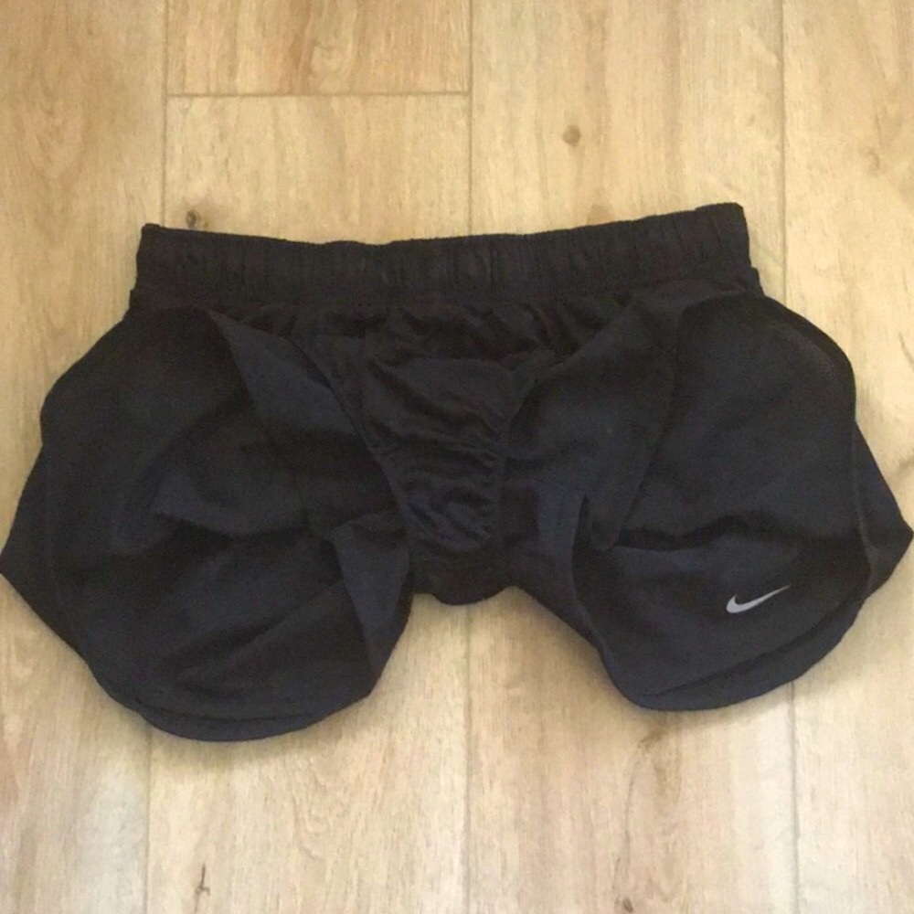 Nike Black Athletic Shorts Lightweight Dry Fit Breathable Design Size Medium - Picture 12 of 14